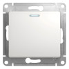 Переключатель Schneider Electric Glossa GSL000163 1 клавиша с подсветкой белый