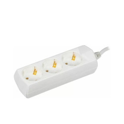 Удлинитель IEK Generica WYP10-10-03-05-Z-G с заземлением 3*5 м