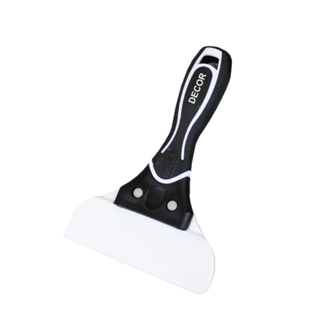 Шпатель фуговальный Decor Black White 2К ручка 126 мм Шпатель фуговальный Decor Black White 2К ручка 126 мм