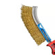 Щетка по металлу VertexTools 1212-01 с пластиковой ручкой 12*120 мм Щетка по металлу VertexTools 1212-01 с пластиковой ручкой 12*120 мм