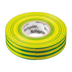 Изолента Navigator 71 115 NIT-A19-20/YG 20 м жёлто-зеленая
