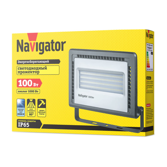 Светильник Navigator 14 150 NFL-01-100-6.5K-LED Светильник Navigator 14 150 NFL-01-100-6.5K-LED