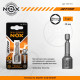 Ключ-насадка магнитная Nox 558002 10*48 мм Ключ-насадка магнитная Nox 558002 10*48 мм
