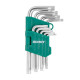 Набор ключей Torx T10-T50 Волат 11025-09 коротких 9 шт Набор ключей Torx T10-T50 Волат 11025-09 коротких 9 шт