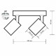 Светильник накладной Jazzway PDL-R 2*GU10 BL Светильник накладной Jazzway PDL-R 2*GU10 BL