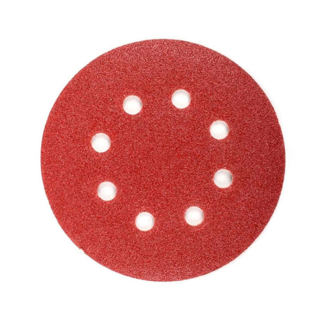 Шлифлист Gepard GP5001-80 125 мм круг Р80 для дерева 8 отверстий 5 шт Шлифлист Gepard GP5001-80 125 мм круг Р80 для дерева 8 отверстий 5 шт