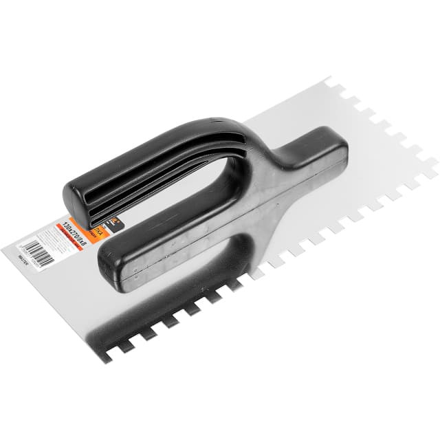 Гладилка нержавеющая Startul Master ST1050-26 130*270 мм зуб 6*6 мм Гладилка нержавеющая Startul Master ST1050-26 130*270 мм зуб 6*6 мм