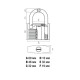 Замок навесной Startul Master ST9081-60 60 мм Замок навесной Startul Master ST9081-60 60 мм