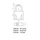 Замок навесной Startul Master ST9093-70 70 мм Замок навесной Startul Master ST9093-70 70 мм